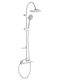 Ferro Trinity NP71-TRM7U Ρυθμιζόμενη Στήλη Ντουζ με Μπαταρία 85-95cm Ασημί