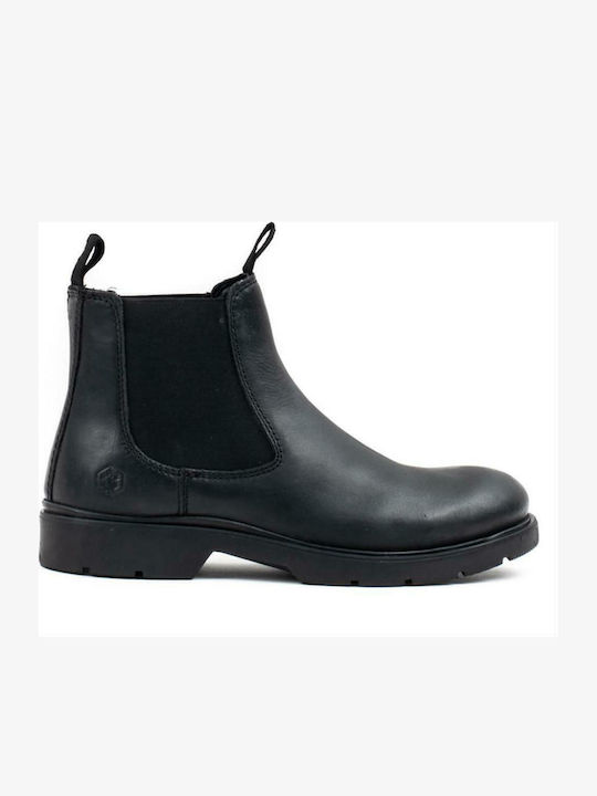 Lumberjack Ghete Chelsea Leather Black Chelsea ...