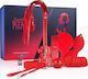 LoveBoxxx Secret Pleasure Kit BDSM Kit σε Κόκκινο Χρώμα 8τμχ