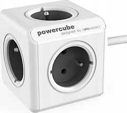 Allocacoc Extended PowerCube 5 Θέσεων με Καλώδι...