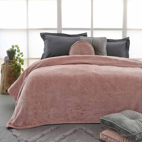 Palamaiki Chloee Decke Fleece Einzeln 160x220cm Rosa
