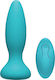 Doc Johnson A Play Vibe Adventurous Vibrator Anal cu Funcție Wireless Turcoaz 13.3cm
