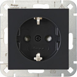 Kopp ΗΚ-07 Power Socket Black 1pcs