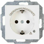 Kopp Single Power Safety Socket White