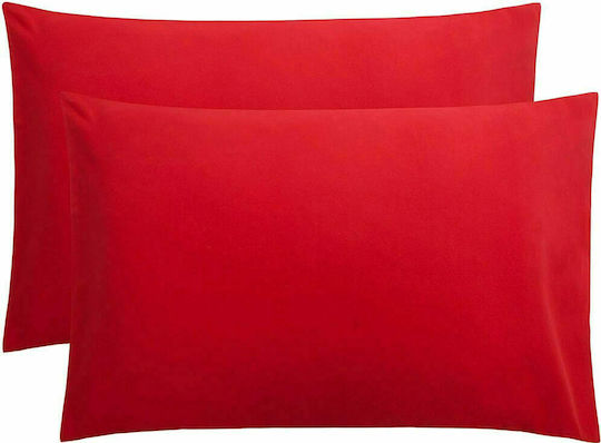 Lino Home Jane Kissenbezug-Set mit Umschlagumschlag Red 50x70cm.