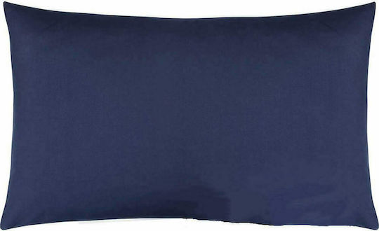 Lino Home Jane Σετ Μαξιλαροθήκες με Φάσα Dark Blue 50x70εκ.