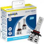 Narva Λάμπες Αυτοκινήτου Range Performance HB3-9005 / HB4-9006 LED 6500K Ψυχρό Λευκό 12-24V 24W 2τμχ