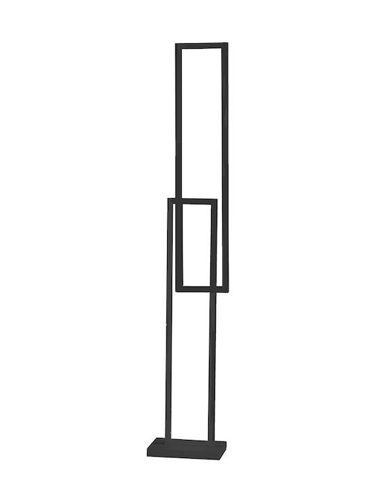 Perenz Cross LED Floor Lamp H160xW32cm. with Adjustable White Light Black