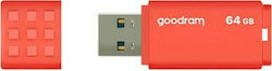 GoodRAM UME3 64GB USB 3.0 Stick Orange