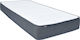 vidaXL Μονό Ανατομικό Στρώμα 100x200x20cm με Ανεξάρτητα Ελατήρια