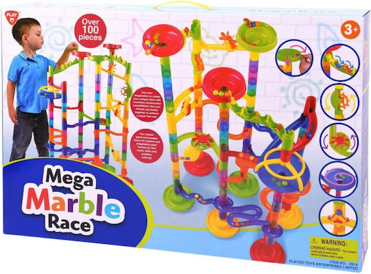 Playgo Παιχνίδι Κατασκευών Πλαστικό Marble Race III για Παιδιά 3+ Ετών