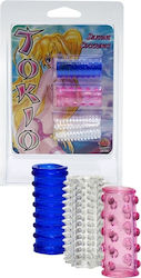 You2Toys Σετ Δαχτυλίδια Πέους Σιλικόνης Blue / Pink / White 3τμχ 05143060000