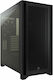 Corsair 4000D Airflow Gaming Midi Tower Computer Case with Window Panel Black