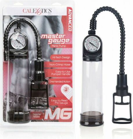 Calexotics Master Gauge Penis Pump Τρόμπα Πέους Διάφανη