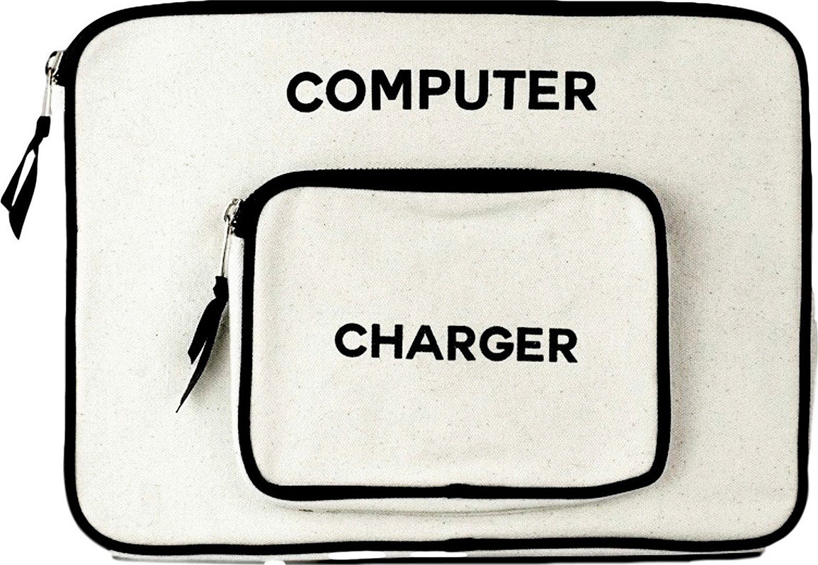 BagAll Computer Case with Charger Pocket 13" White Skroutz.gr