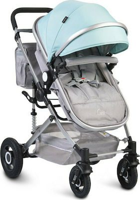 Moni Ciara Adjustable 3 in 1 Baby Stroller Suitable for Newborn Turquoise 12kg