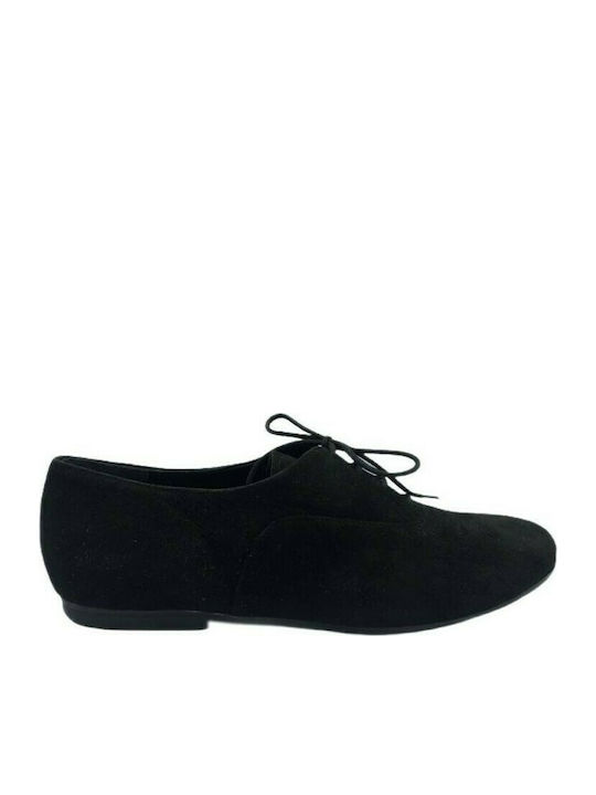 Gatzelis Shoes OXFORD 14162 BLACK SUEDE Gatzelis Shoes