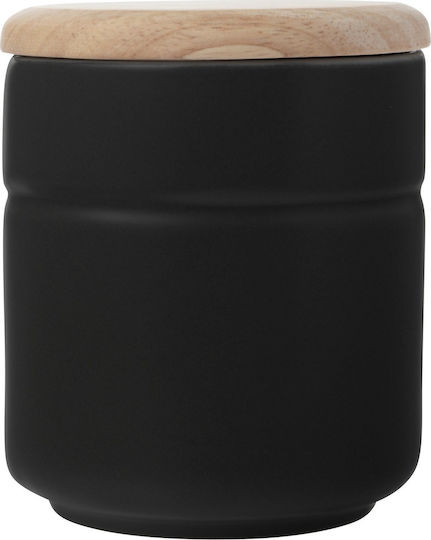 Maxwell & Williams Tint Βάζο για Καφέ με Καπάκι Κεραμικό Μαύρο 600ml