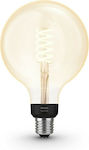 Philips Hue Smart Λάμπα LED 7W για Ντουί E27 και Σχήμα G125 Θερμό Λευκό 550lm Dimmable