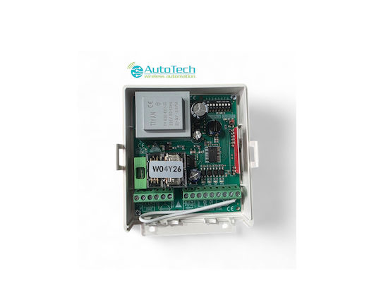 Autotech Πίνακας Ελέγχου Γκαραζόπορτας Μονοφασικός Πίνακας Τηλεχειρισμού για Ρολά & Γκαραζόπορτες