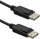 Qoltec Cable DisplayPort male - DisplayPort male 2m Black (50587)