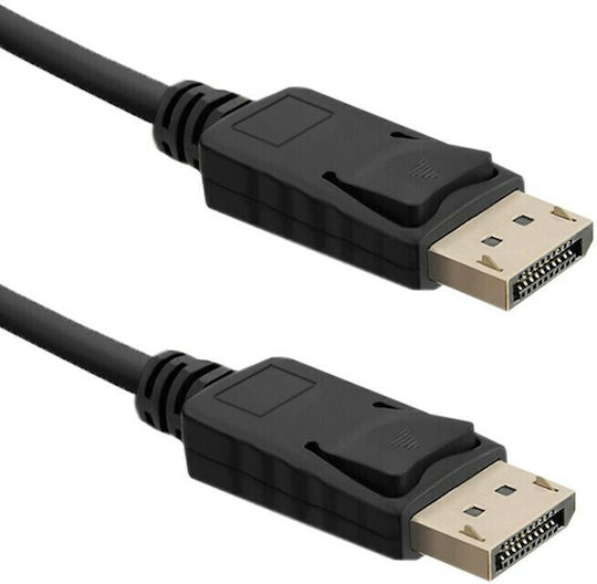Qoltec Cable DisplayPort male - DisplayPort male 2m Black (50587)