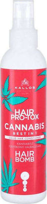 Kallos Hair Pro Tox Cannabis Leave In Conditioner for All Hair Types 200ml