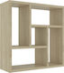 Shelf Wall Sonoma Oak 45.1x16x45.1cm