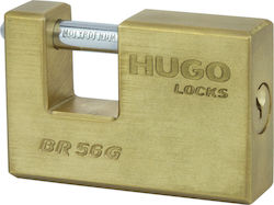 Hugo Locks BR G 63 Stahl Vorhängeschloss Monoblock mit Schlüssel 63mm 1Stück