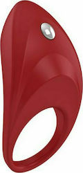 Ovo B7 Willy Ring Вибриращ Пръстен Петел Силикон Red