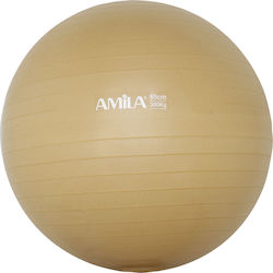 Amila Μπάλα Pilates 65cm, 1.35kg σε Χρυσό Χρώμα