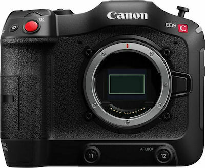 Canon Βιντεοκάμερα 4K DCI @ 120fps EOS C70 RF Body Αισθητήρας CMOS Αποθήκευση σε Κάρτα Μνήμης με Οθόνη Αφής 3.5" και HDMI