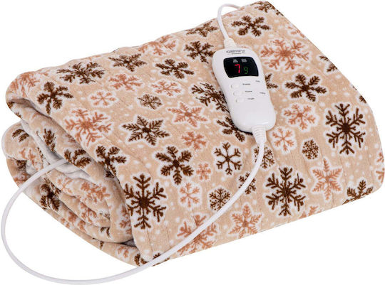 Camry CR 7430 Double Electric Washable Blanket with Timer Beige 110W 160x180cm