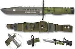 K25 Bayonet Μαχαίρι Επιβίωσης με Θήκη Χακί 17,8cm