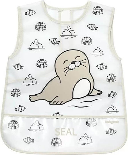Babyono Active Baby Seal Waterproof Coverall Plastic with Hoop & Loop Fastener Gray for 24 m+