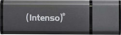 Intenso Alu Line 8GB USB 2.0 Stick Γκρι