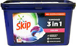 Skip 3in1 Ultimate Color Απορρυπαντικό για Χρωματιστά Ρούχα 38 Κάψουλες