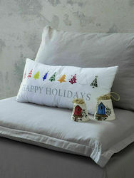 Nima Christmas Decorative Pillow Happy Holidays Rectangular Multicolour 30x60pcs