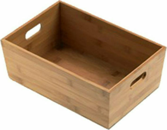 Leone Coș de pâine din bambus Maro 20x15x9cm