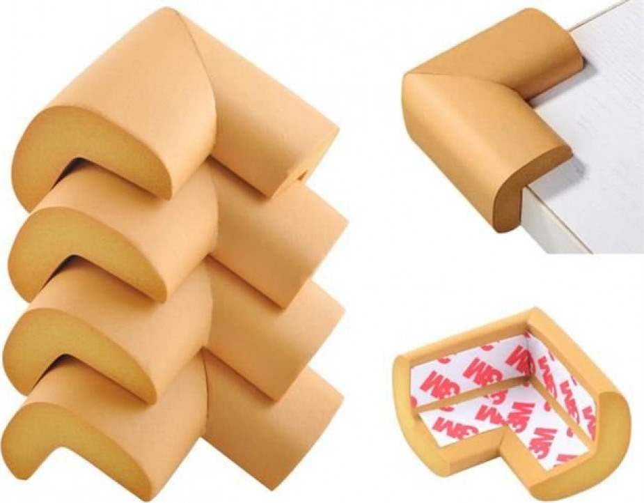Foam Corner Protectors 4τμχ Brown Skroutz.gr