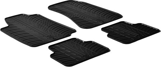 Gledring Set of Front and Rear Mats 4pcs for Alfa Romeo Alfa 159 2005-2011 Black