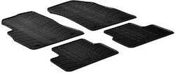 Gledring Set Front and Back 4pcs for Chevrolet Cruze 2009-2016 Black
