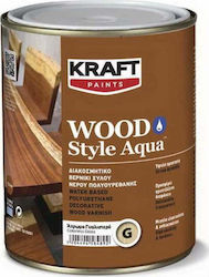 Kraft Wood Style Aqua Βερνίκι Επιφάνειας Πολυουρεθάνης Νερού Γυαλιστερό Kraft Wood Style Aqua Βερνίκι Επιφάνειας Πολυουρεθάνης Νερού Γυαλιστερό