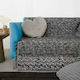 Palamaiki Siena Three-Seater Sofa Throw 2 Sides Chenille 180x300cm Black