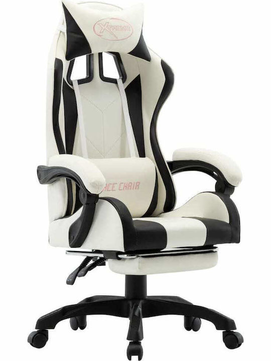 vidaXL Racing Καρέκλα Gaming Δερματίνης με Υποπ...
