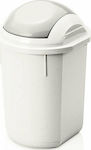 Plastic Waste Bin 22lt White