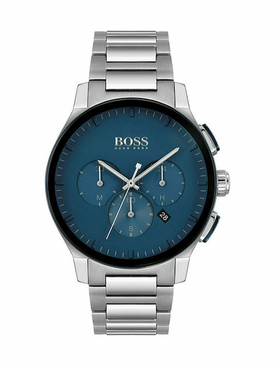 Boss Peak Ανδρικό Ρολόι 44mm Χρονογράφος Μπαταρ...