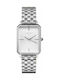 Rosefield The Elles Watch with Silver Metal Bracelet