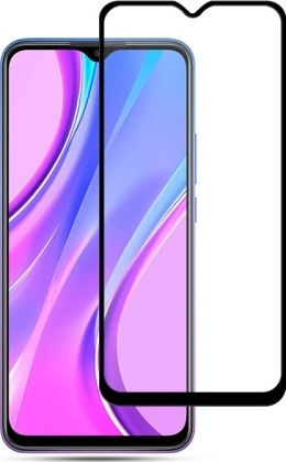 21D Full Glue Black Tempered Glass (Redmi 9)