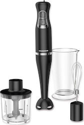 Heinner Blender de mână cu tijă din plastic 600W Negru